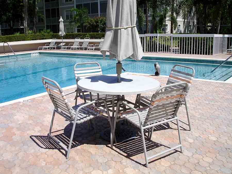The Pines Community Pool and Sun Deck Furnishings